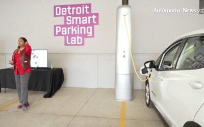Automotive News Video at Detroit Smart Parking Lab